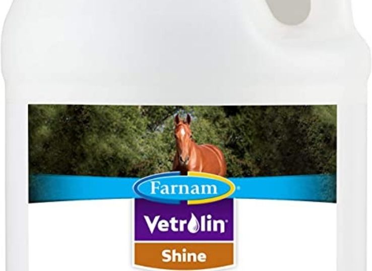 Farnam Vetrolin Shine Coat Conditioner Shine Spray for Horses