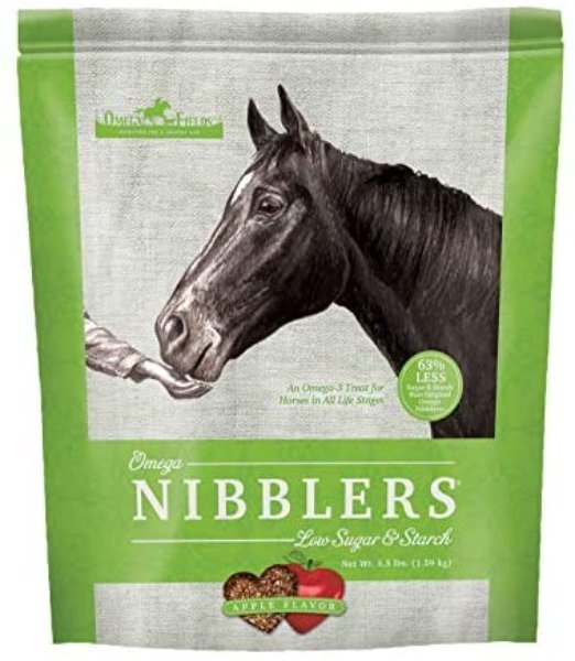 Omega Nibblers Low Sugar and Starch Horse Treats
