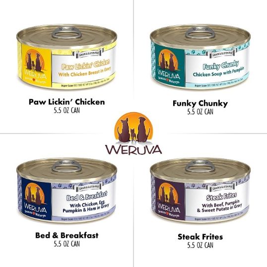 Weruva All Natural Canned Wet Dog Food