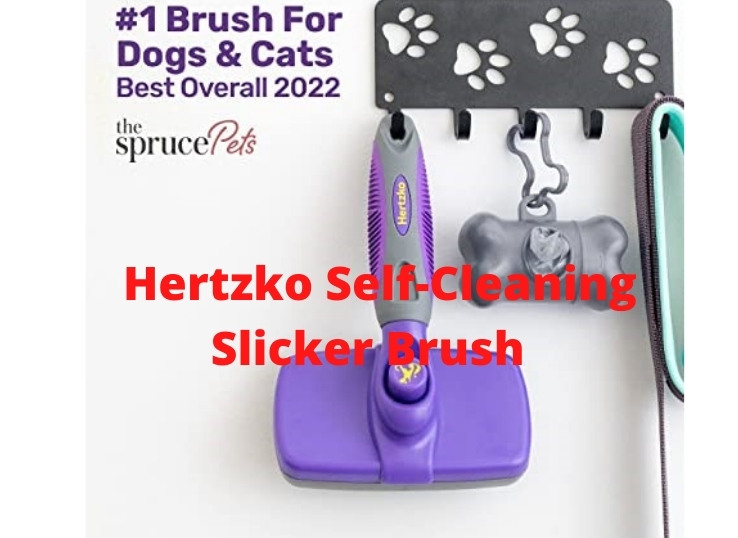 Hertzko Self Cleaning Slicker Brush